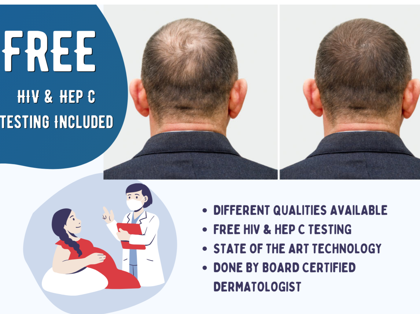 Hair Regrowth Treatment - PRP, PRF, PRGF (Performed by Physician) SKINFUDGE
