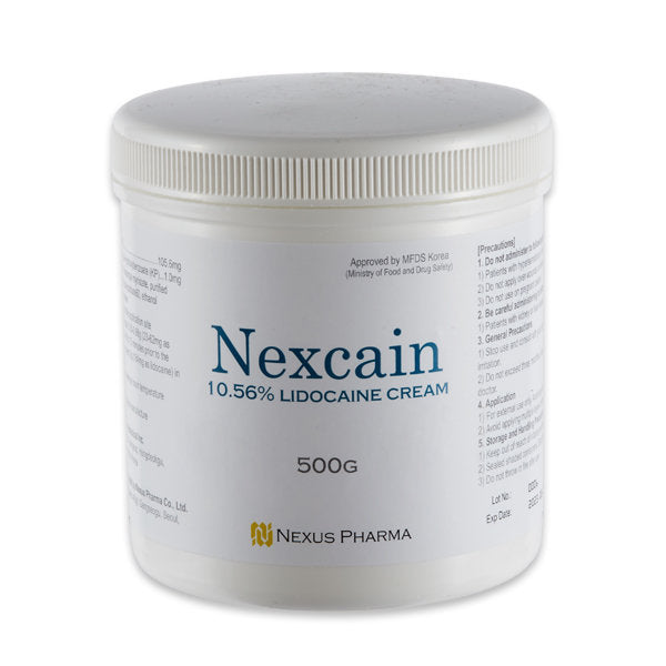 Nexcain [Lidocaine] 10.56% 500g (Made in South Korea) SKINFUDGE® Clinics (Dermatology, Plastic Surgery & Laser Center)